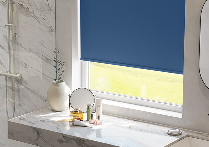Rimini (Blackout), Blue - Roller Blind - Image 5